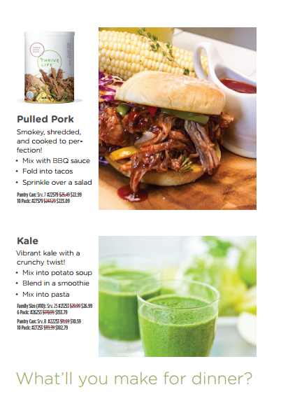 pork and kale