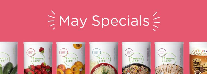 May Specials with Recipes