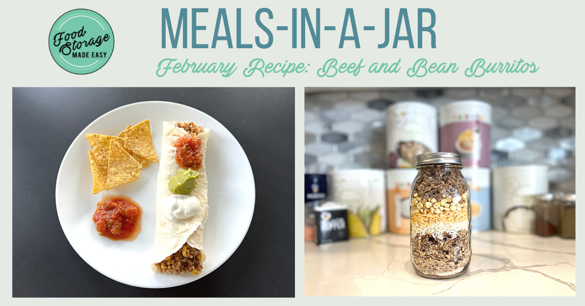 Beef and Bean Burritos MealinaJar Your Thrive Life