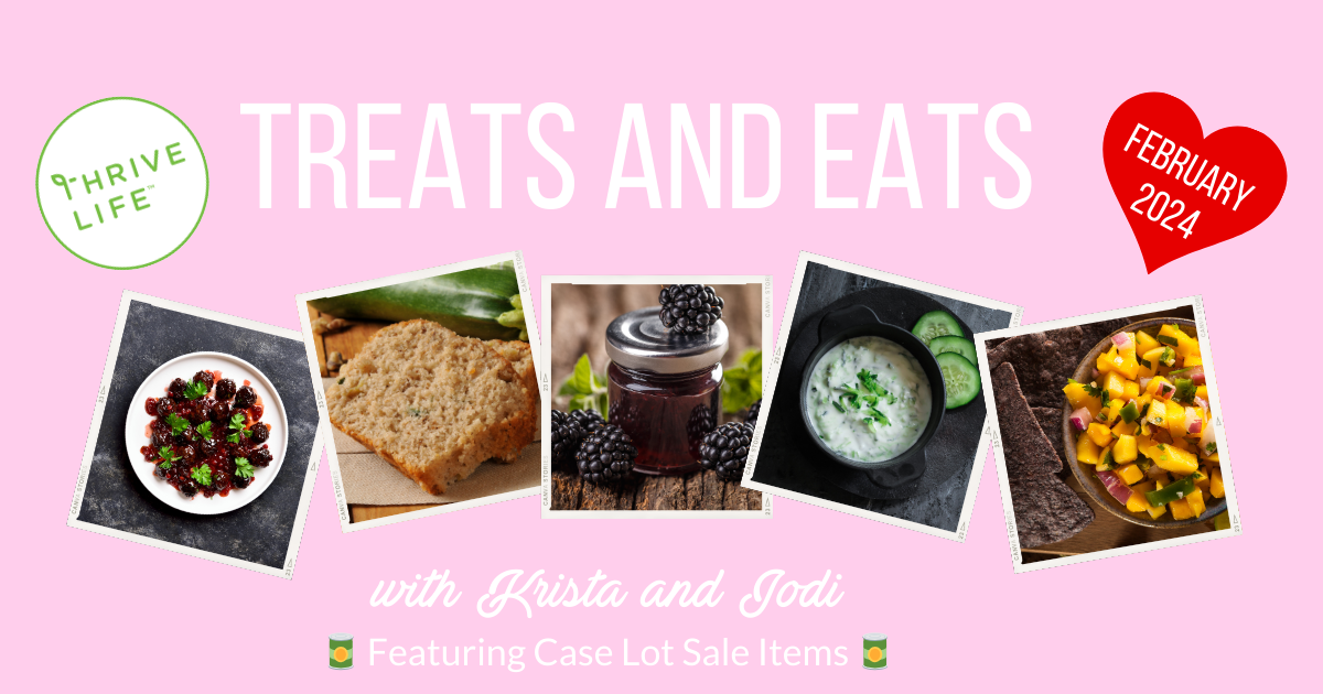 Case Lot Sale Recipes (Treats and Eats Cooking Demo February Episode